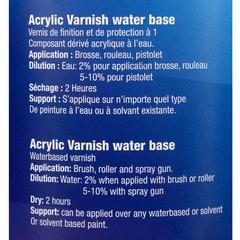 Easy Color Water-Based Acrylic Varnish