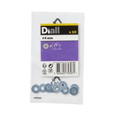 Diall Carbon Steel Penny Washer Pack (10 Pc.)