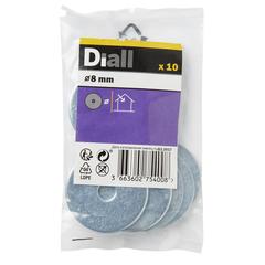 Diall Carbon Steel Penny Repair Washer Pack (Extra Large, 10 Pc.)