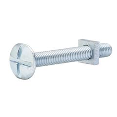 Diall Zinc-Plated Carbon Steel Roofing Nut & Bolt Pack (M5 x 40 mm, 10 Pc.)