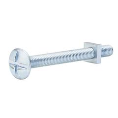 Diall Zinc-Plated Carbon Steel Roofing Nut & Bolt Pack (M5 x 50 mm, 10 Pc.)