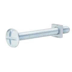 Diall Zinc-Plated Carbon Steel Roofing Nut & Bolt Pack (M6 x 60 mm, 10 Pc.)