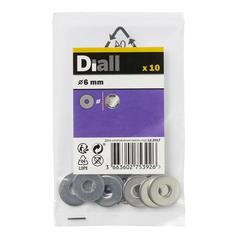 Diall Stainless Steel Flat Washer Pack (Large, 10 Pc.)