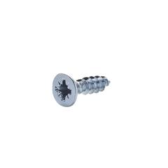 Diall Zinc-Plated Carbon Steel Wood Screw Pack (3 x 12 mm, 20 Pc.)