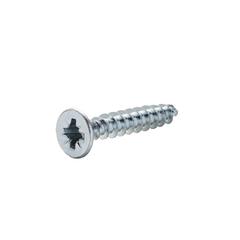 Diall Zinc-Plated Carbon Steel Wood Screw Pack (4 x 25 mm, 20 Pc.)