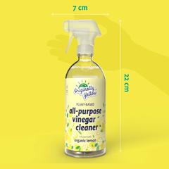 Originally Yellow Plant-Based All Purpose Vinegar Cleaner Spray (473 ml, Lemon)