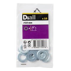Diall Steel Shakeproof Washer Pack (M10, 10 Pc.)