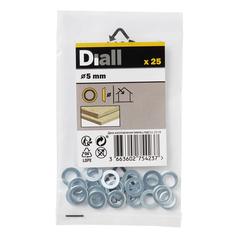Diall Brass Screw Cup Washer Pack (M5, 25 Pc.)