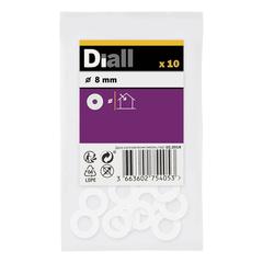 Diall Nylon Washer Pack (M8, 10 Pc.)