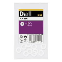 Diall Nylon Washer Pack (M6, 10 Pc.)