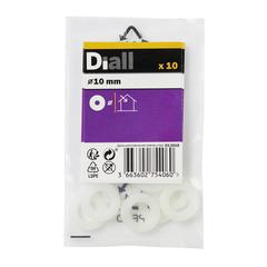 Diall Nylon Washer Pack (M10, 10 Pc.)