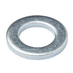 Diall Carbon Steel Small Flat Washer Pack (M8, 20 Pc.)