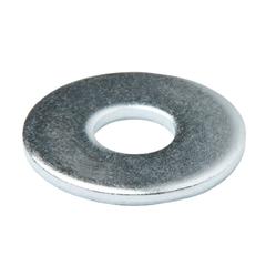 Diall Carbon Steel Large Flat Washer Pack (M8, 100 Pc.)