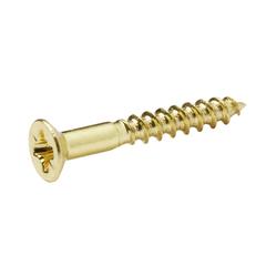 Diall Brass Wood Screw Pack (3.5 x 25 mm, 25 Pc.)