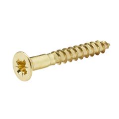 Diall Brass Wood Screw Pack (4 x 30 mm, 25 Pc.)