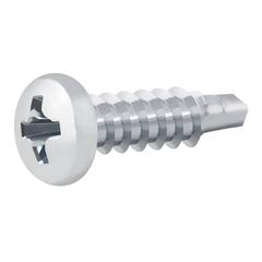 Diall Zinc-Plated Carbon Steel Self Drilling Screw Pack (4.2 x 16 mm, 100 Pc.)