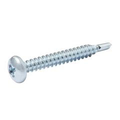 Diall Zinc-Plated Carbon Steel Self Drilling Screw Pack (4.8 x 38 mm, 25 Pc.)