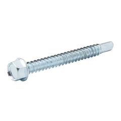 Diall Zinc-Plated Carbon Steel Drilling Hex Screw Pack (5.5 x 50 mm, 25 Pc.)