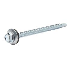 Diall Zinc-Plated Carbon Steel Roofing Screw Pack (5.5 x 80 mm, 50 Pc.)