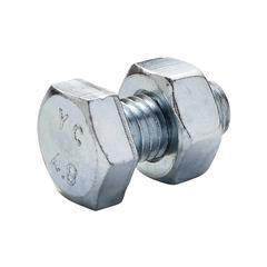 Diall Zinc-Plated Carbon Steel Hex Nut & Bolt Pack (M10 x 20 mm, 10 Pc.)