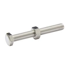 Diall M8 Hex Stainless Steel Bolt & Nut (65 mm, 10 Pc.)