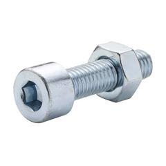 Diall M8 Cylindrical Carbon Steel Set Screw & Nut (30 mm, 20 Pc.)