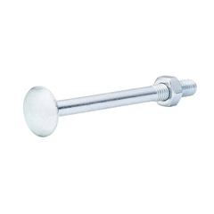 Diall Zinc-Plated Carbon Steel Square Coach Nut & Bolt Pack (M6 x 70 mm, 10 Pc.)