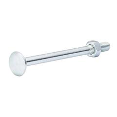 Diall Zinc-Plated Carbon Steel Square Coach Nut & Bolt Pack (M8 x 100 mm, 10 Pc.)