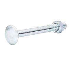 Diall Zinc-Plated Carbon Steel Square Coach Nut & Bolt Pack (M12 x 120 mm, 5 Pc.)