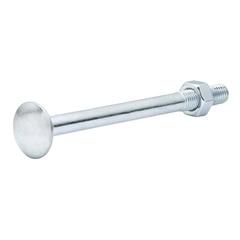 Diall Zinc-Plated Carbon Steel Square Coach Nut & Bolt Pack (M12 x 150 mm, 5 Pc.)