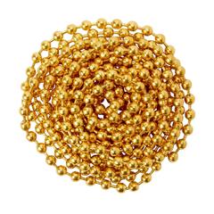 Diall Brass-Plated Steel Bead Chain (3 mm x 2.5 m)