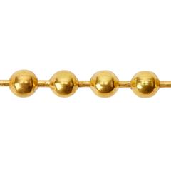 Diall Brass-Plated Steel Bead Chain (3 mm x 2.5 m)
