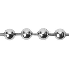 Diall Chrome-Plated Brass Bead Chain (3.2 mm x 2.5 m)