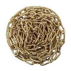 Diall Brass-Plated Welded Signalling Chain (2 mm x 2.5 m)