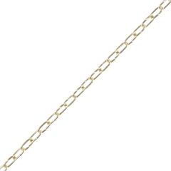 Diall Brass-Plated Welded Signalling Chain (2 mm x 2.5 m)