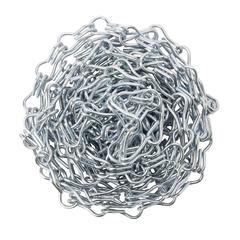 Diall Zinc-Plated Steel Double Twist Signalling Chain (2 mm x 2.5 m)