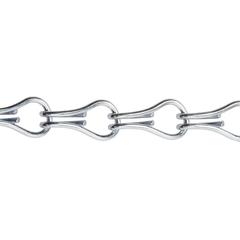 Diall Zinc-Plated Steel Double Twist Signalling Chain (2 mm x 2.5 m)