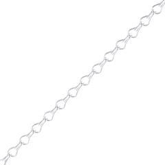 Diall Zinc-Plated Steel Double Twist Signalling Chain (2 mm x 2.5 m)