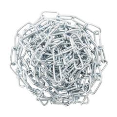 Diall Zinc-Plated Steel Knotted Signalling Chain (10 mm x 0.75 m)