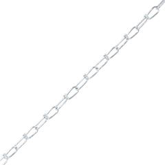 Diall Zinc-Plated Steel Knotted Signalling Chain (2 mm x 2.5 m)