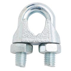 Diall Zinc-Plated Steel Wire Rope Clamp (90 x 10 mm)