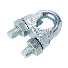 Diall Zinc-Plated Steel Wire Rope Clamp (90 x 10 mm)