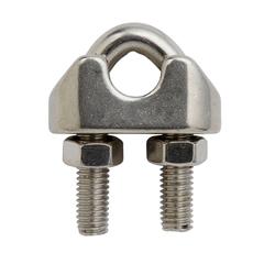 Diall Stainless Steel Wire Rope Clamp (90 x 3 mm)