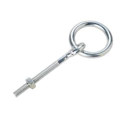 Diall Zinc-Plated Steel Ring Bolt (10 x 80 mm)