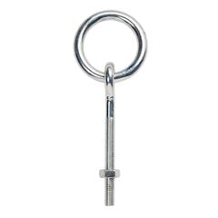 Diall Zinc-Plated Steel Ring Bolt (10 x 80 mm)