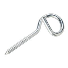 Diall Zinc-Plated Steel Single Hook (12 x 165 mm)
