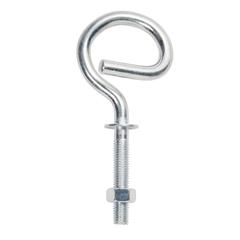 Diall Zinc-Plated Steel Single Hook (12 x 110 x 68 mm)