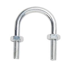 Diall Zinc-Plated Steel U Bolt Pack (27 mm, 2 Pc.)