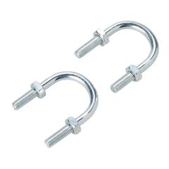 Diall Zinc-Plated Steel U Bolt Pack (27 mm, 2 Pc.)