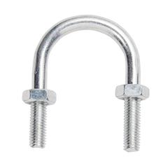 Diall Zinc-Plated Steel U Bolt Pack (34 mm, 2 Pc.)